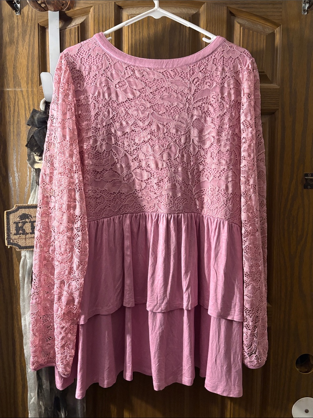 torrid Super Soft Knit Top in Dusty Rose - Picture 7 of 7